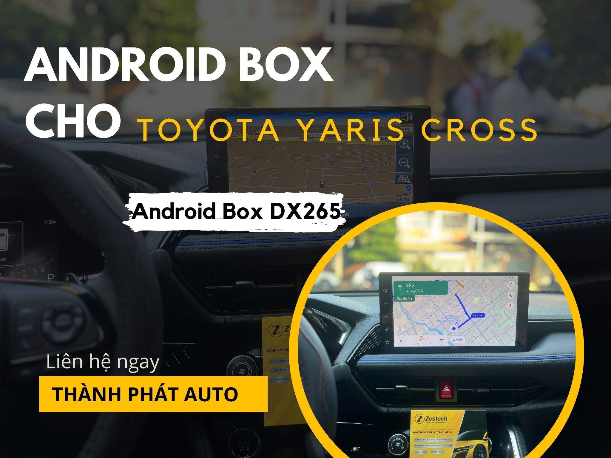 Android box cho Toyota Yaris Cross