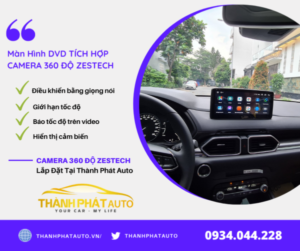 Camera 360 Độ Zestech Honda Jazz