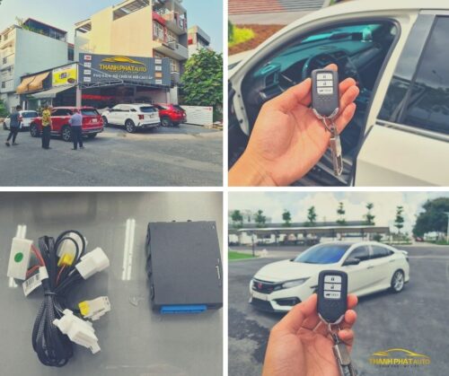 Đề nổ máy từ xa xe Honda Accord