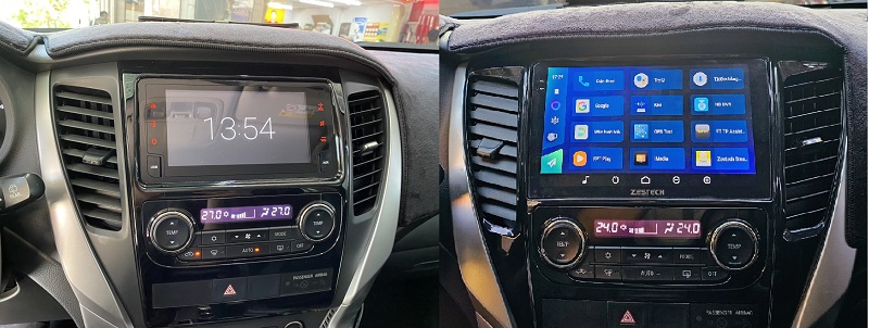 Màn Hình Pajero Sport 9 Inch