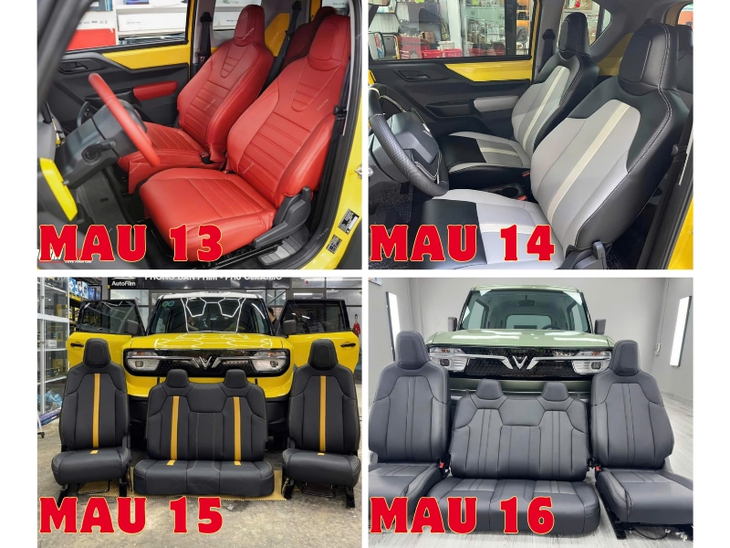 Top 30 Mẫu Ghế Da VF3 Mẫu 13 Tới Mẫu 16