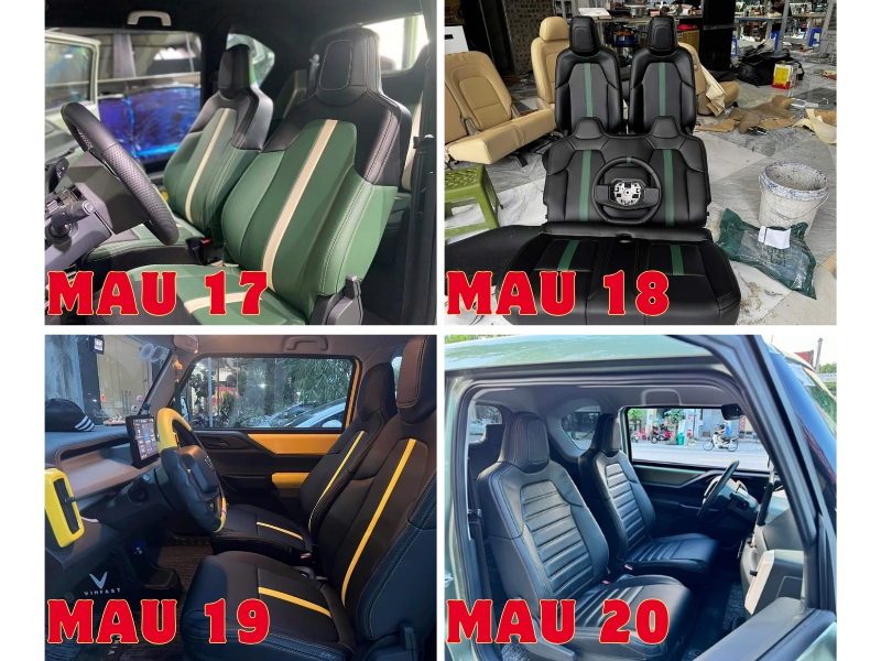 Top 30 Mẫu Ghế Da VF3 Mẫu 17 Tới Mẫu 20