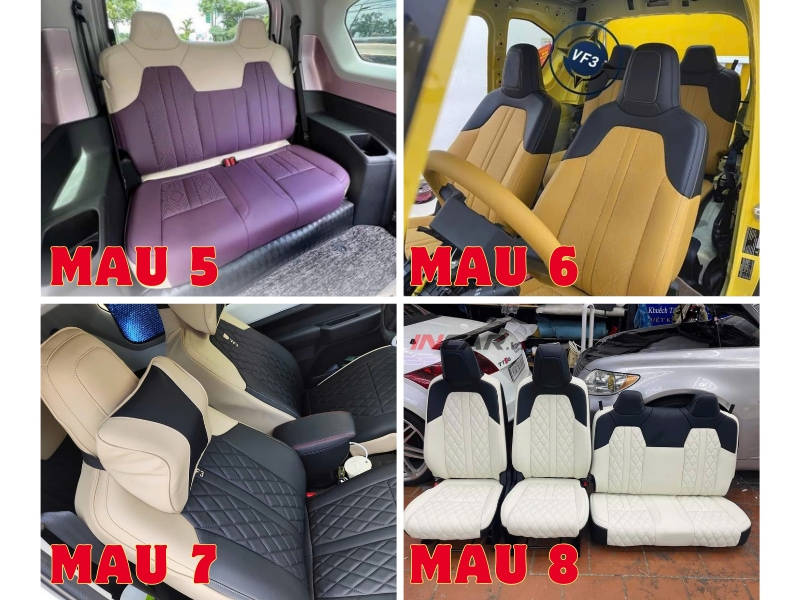 Top 30 Mẫu Ghế Da VF3 Mẫu 5 Tới Mẫu 8