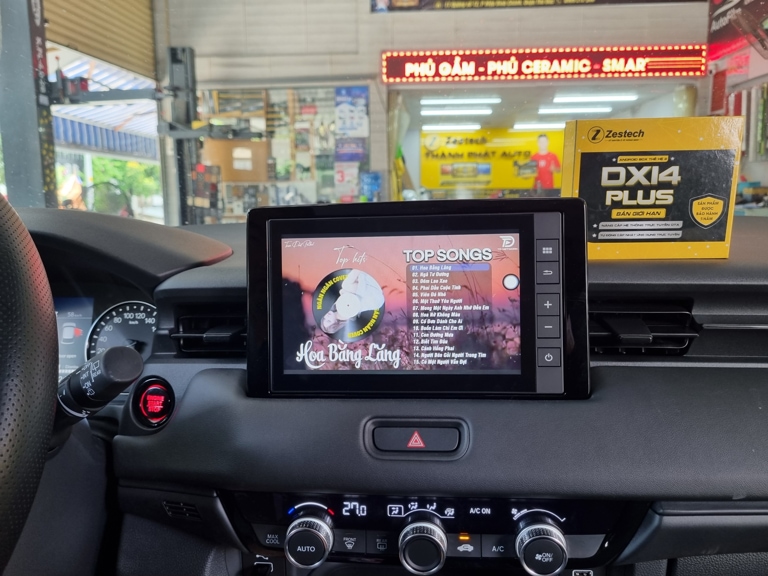 Xem Youtube Android Box Zestech Honda BRV 2024