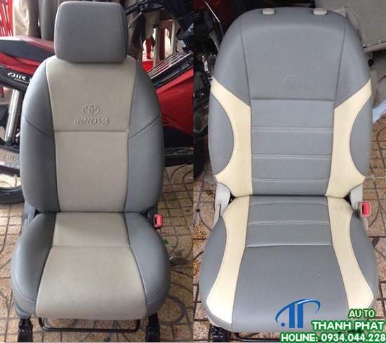 bọc ghế da xe innova