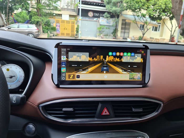 dan-duong-bang-giong-noi-thong-minh Android Box Hyundai Santafe