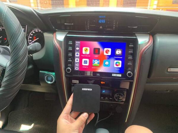 Biến màn Zin Fortuner thành màn Android với Android Box Dx265