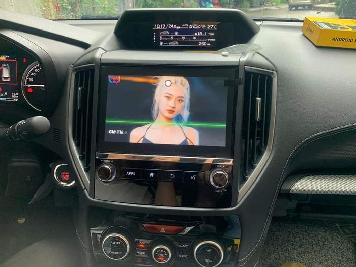 nghe-nhac-tren-android-box-ket-noi-man-hinh-subaru-1 Lắp Android box cho xe hơi Subaru