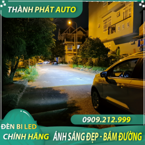 Test khả năng chiếu sáng đèn bi led xe hơi