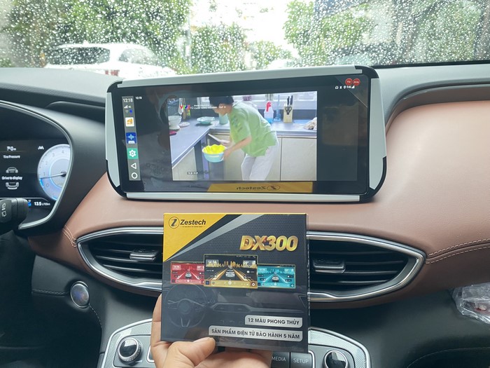 xem-phim Android Box Hyundai Santafe