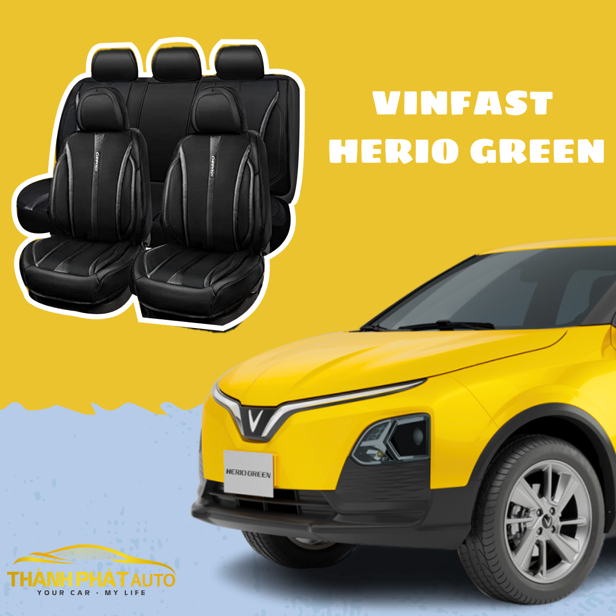 Bọc Ghế Da Công Nghiệp Cho VinFast Herio Green Tận Nơi
