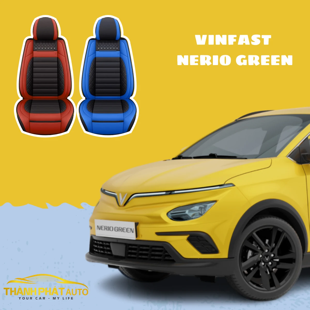 Bọc Ghế Da Công Nghiệp Xe VinFast Nerio Green Tại TPHCM