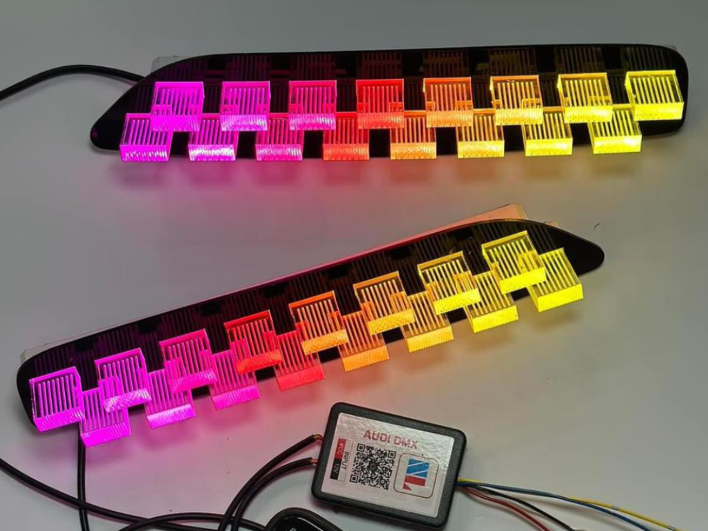 Độ Đèn Xi Nhan LED 3D Trượt Cho VinFast Nerio Green