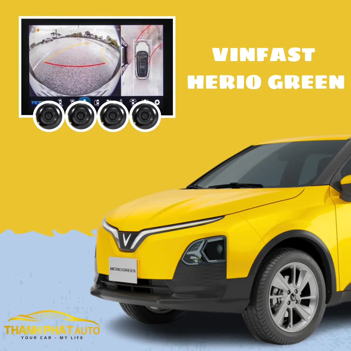 Lắp Camera 360 Độ Cho Xe VinFast Herio Green Tại TPHCM