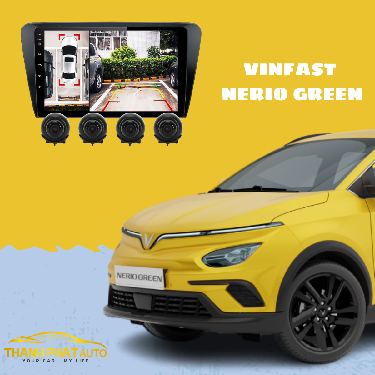 Lắp Đặt Camera 360 Độ Cho Xe VinFast Nerio Green