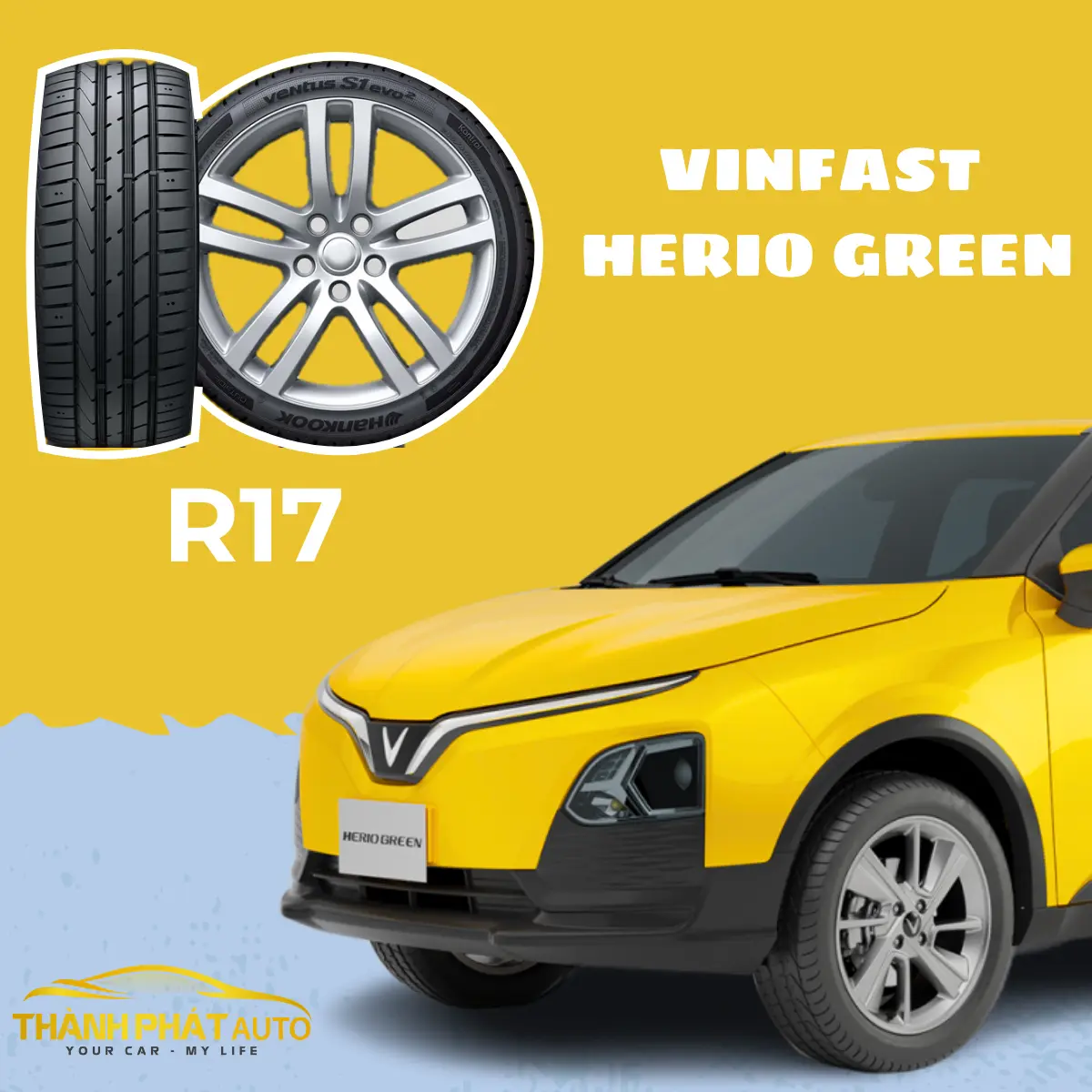 Thay Mâm R17 Kèm Lốp Cho VinFast Herio Green Tại TPHCM