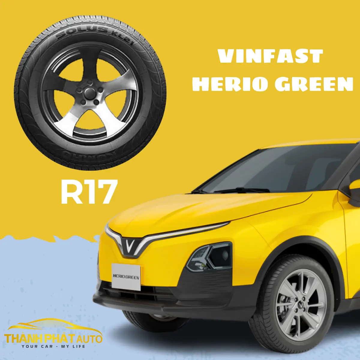Thay Mâm R17 Kèm Lốp Cho VinFast Herio Green Tại TPHCM