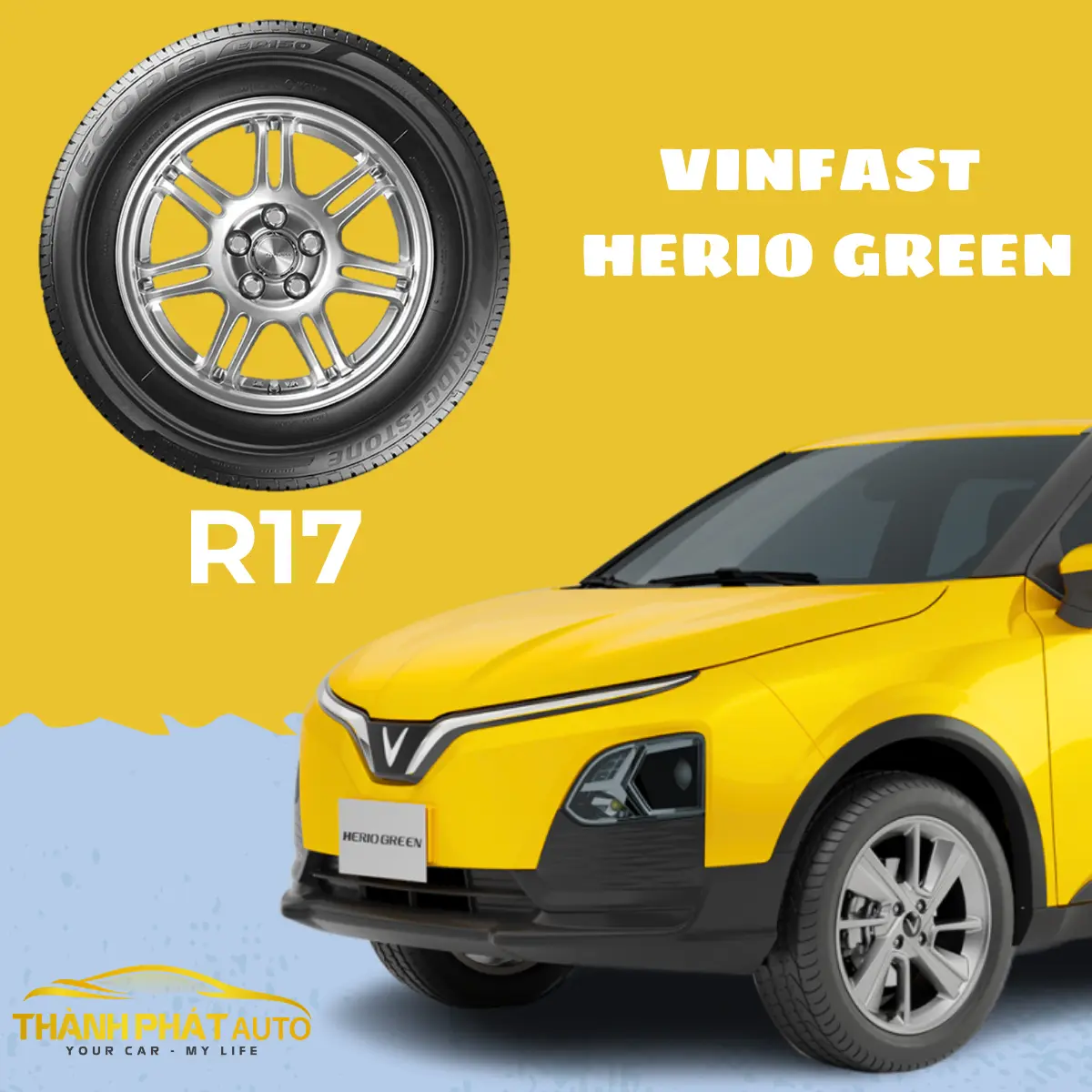 Thay Mâm R17 Kèm Lốp Cho VinFast Herio Green Tại TPHCM