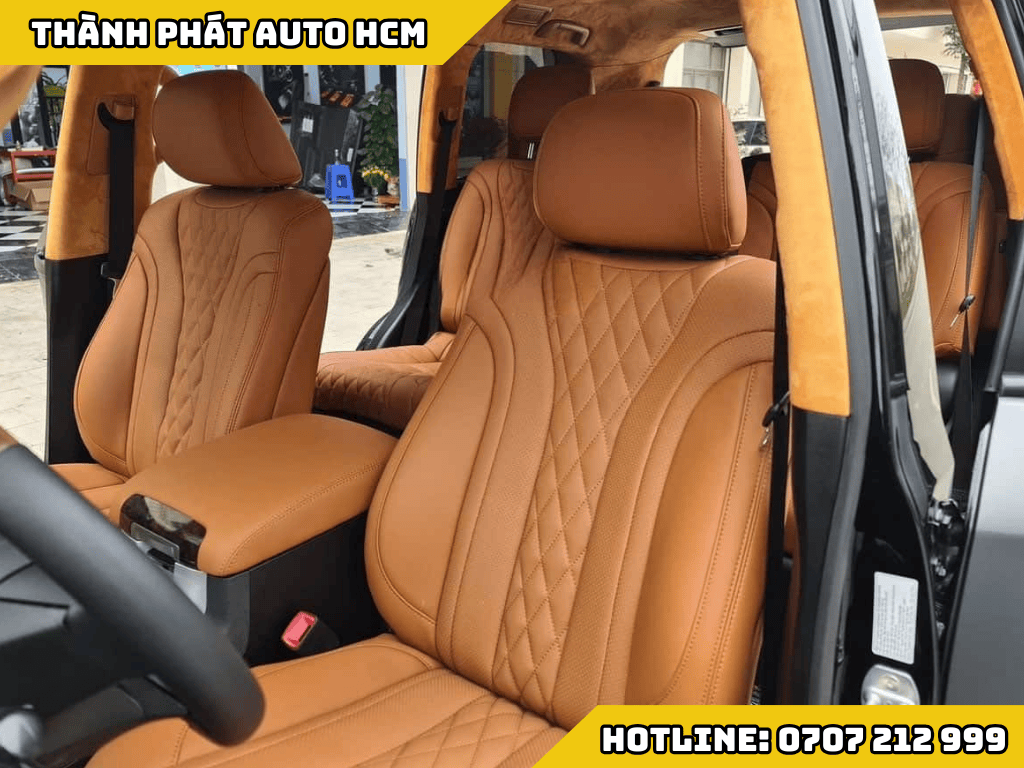 Bọc Ghế Da Nappa Xe VinFast Limo Green