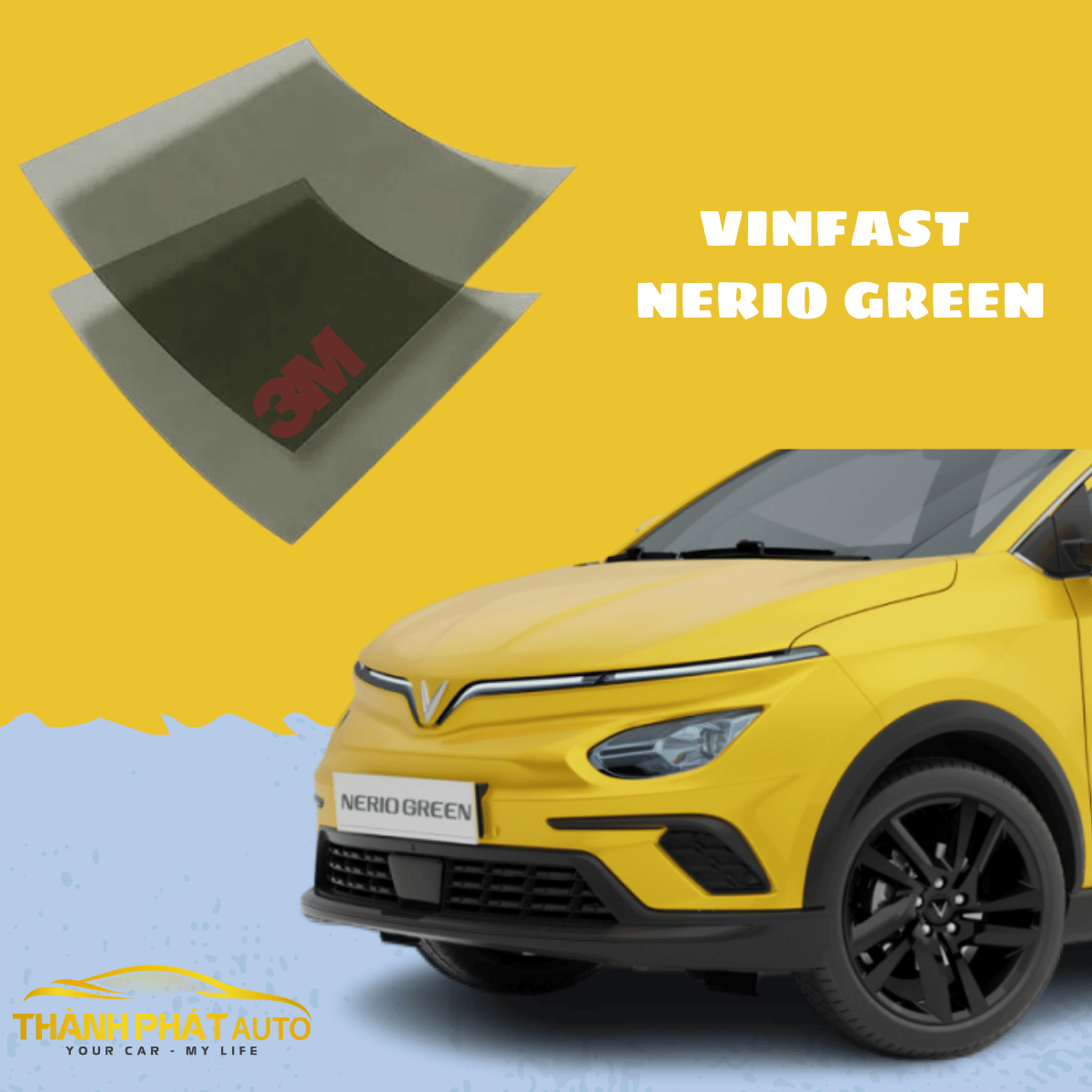 Dán Phim Cách Nhiệt 3M Cho Xe VinFast Nerio Green