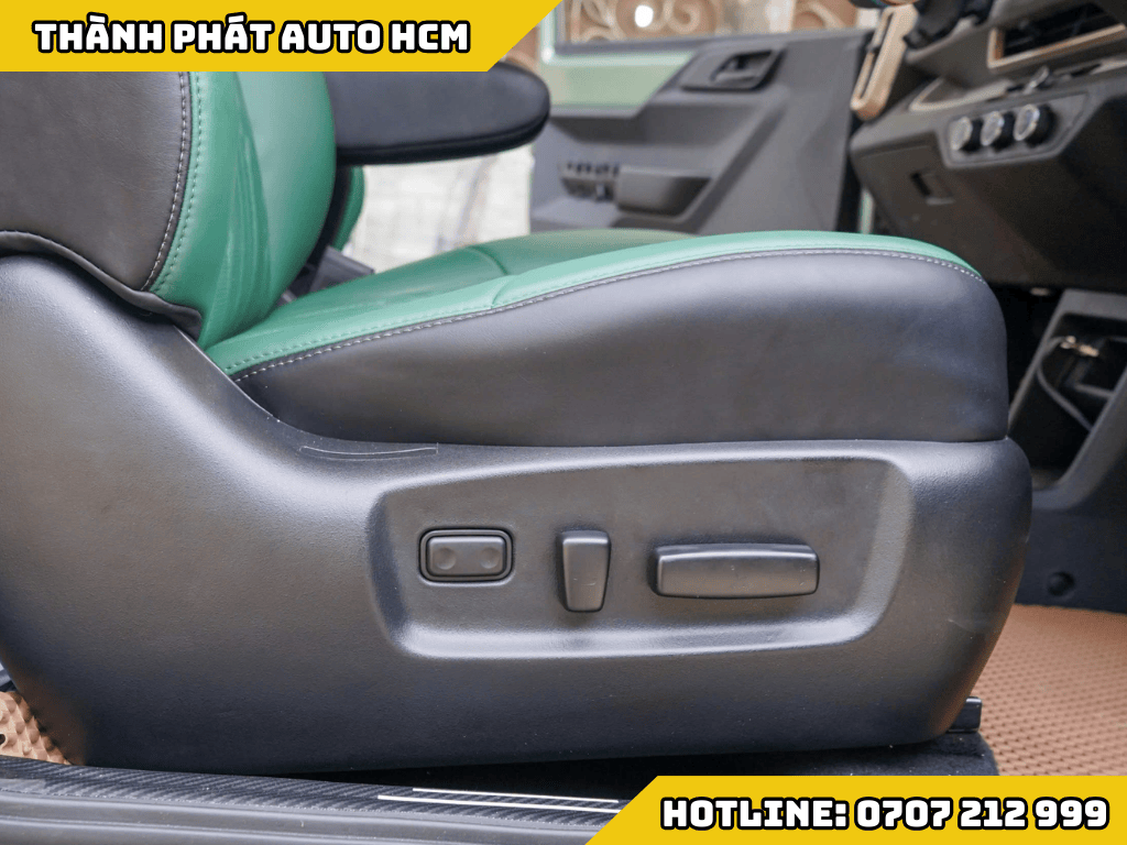 Độ Ghế Chỉnh Điện 6 Hướng Xe VinFast Limo Green
