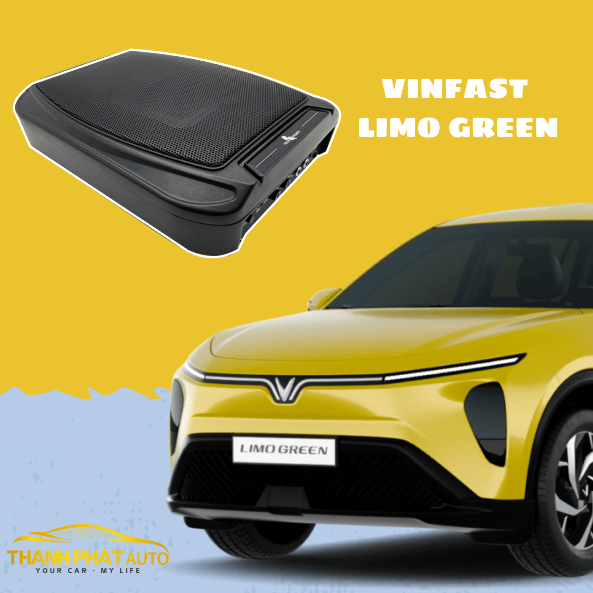 Độ Sub Gầm Ghế Rockpower R7 Cho VinFast Limo Green