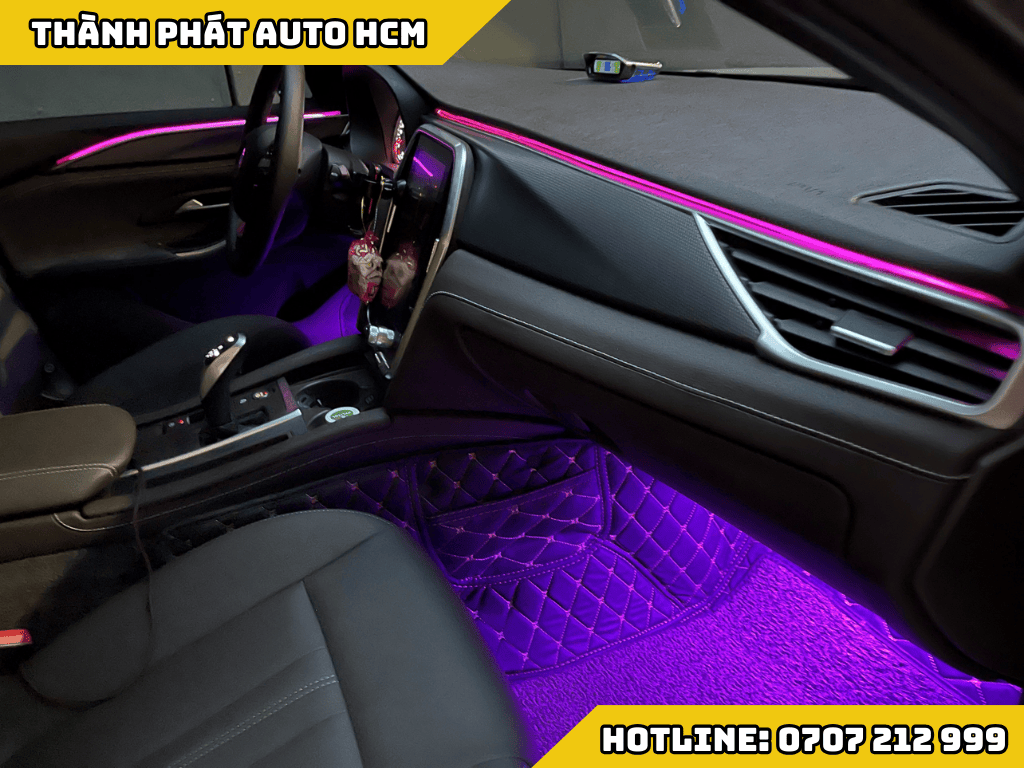 Lắp LED Nội Thất Cho VinFast Limo Green