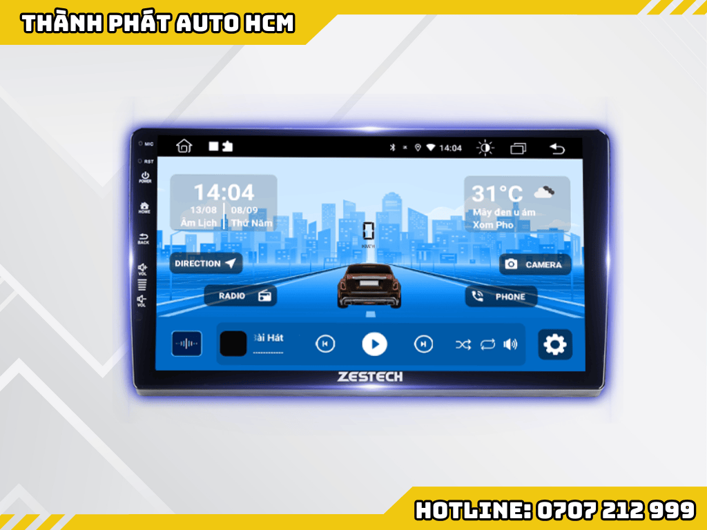Lắp Màn Hình Android Zestech Tại Gò Vấp