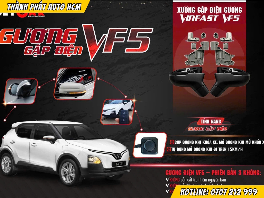 Độ Gương Điện VF5