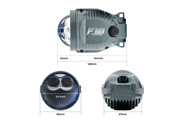 Bi gầm X-Light F10 Turbo 3.0 inch