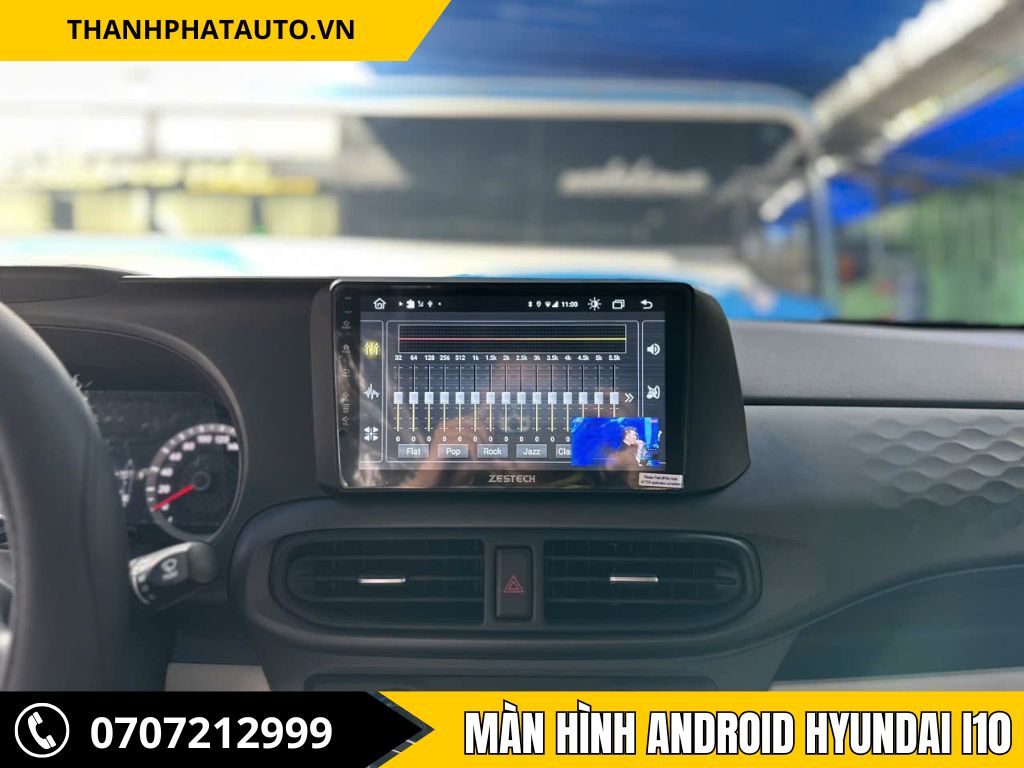 màn hình z500 xe hyundai i10