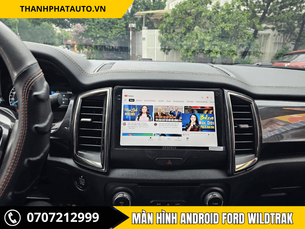 Màn Hình Android Ford Wildtrak