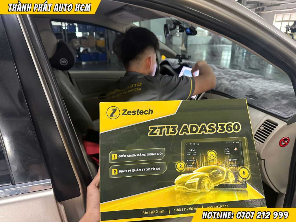 Lắp Màn Hình Android ADAS 360 Xe Toyota Innova