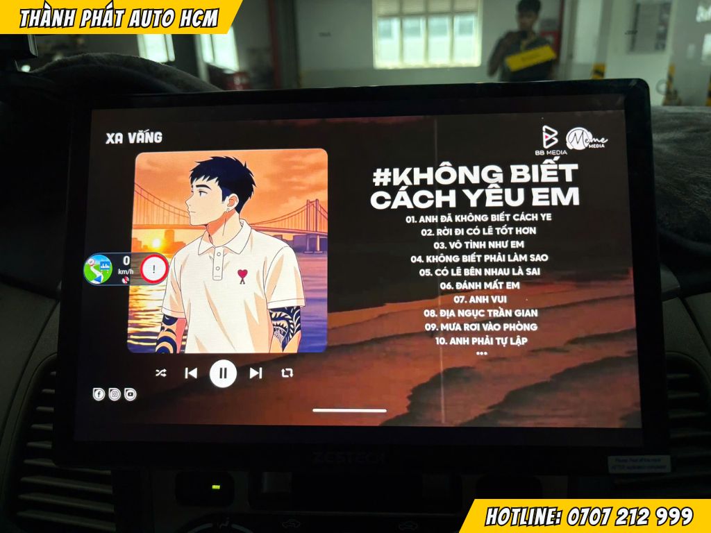 Lắp Màn Hình Android ADAS 360 Xe Toyota Innova