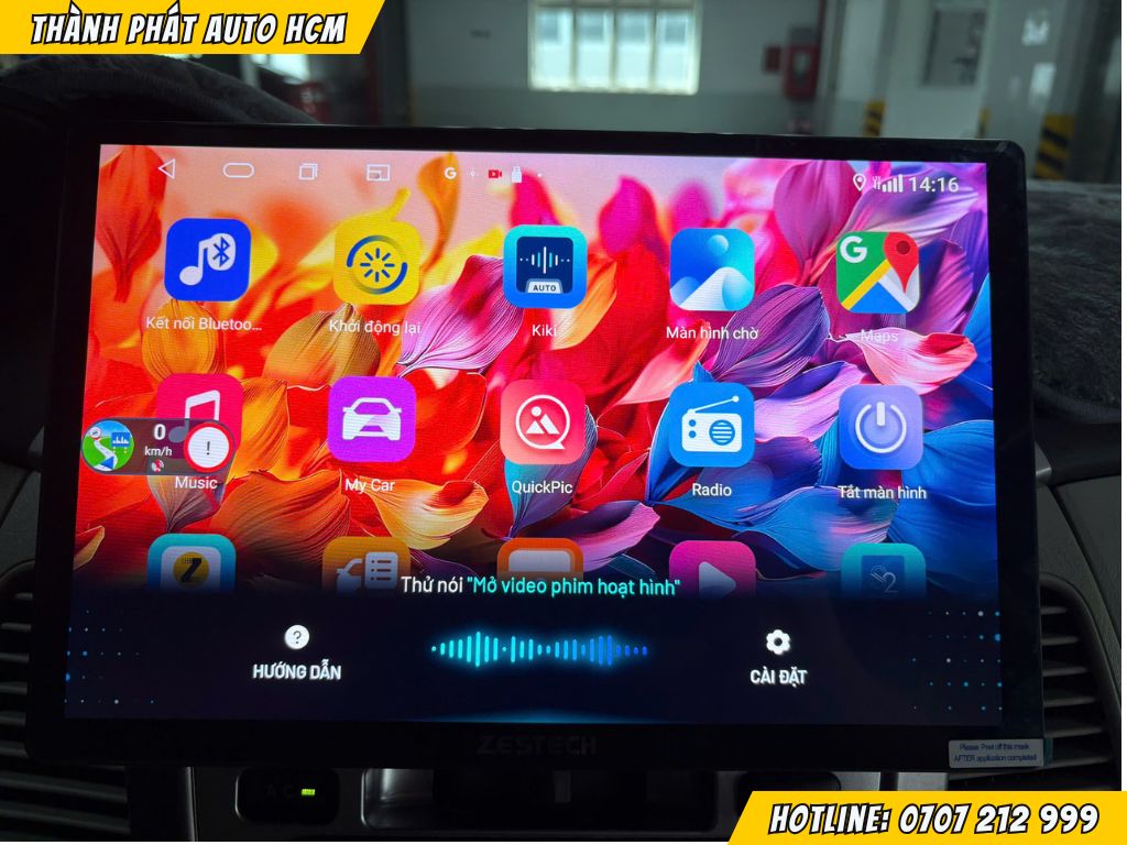 Lắp Màn Hình Android ADAS 360 Xe Toyota Innova