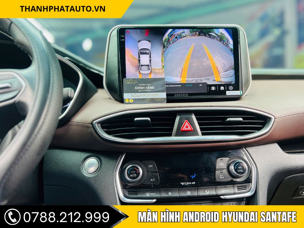 Màn hình Android Hyundai santafe 