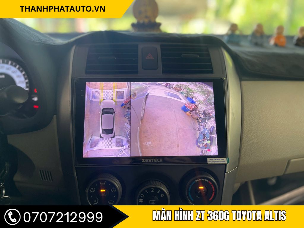 màn hình Zt 360g xe altis