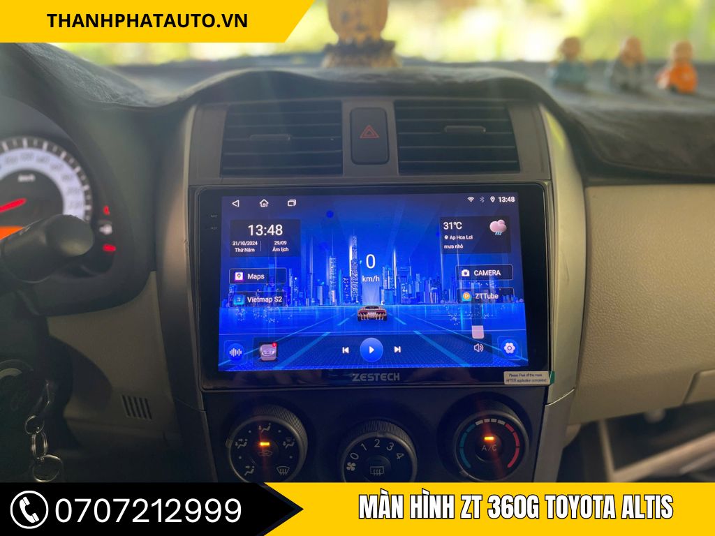 màn hình Zt 360g xe altis