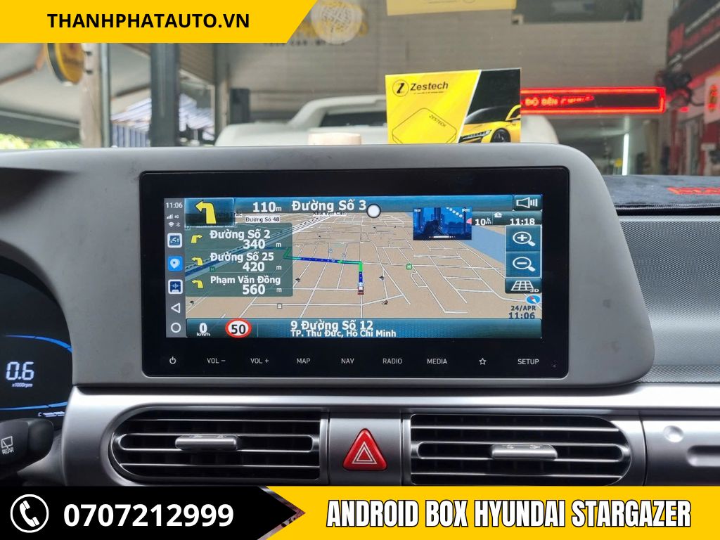 Android Box Xe Hyundai Stargazer - Cắm Là Dùng, Giữ Zin
