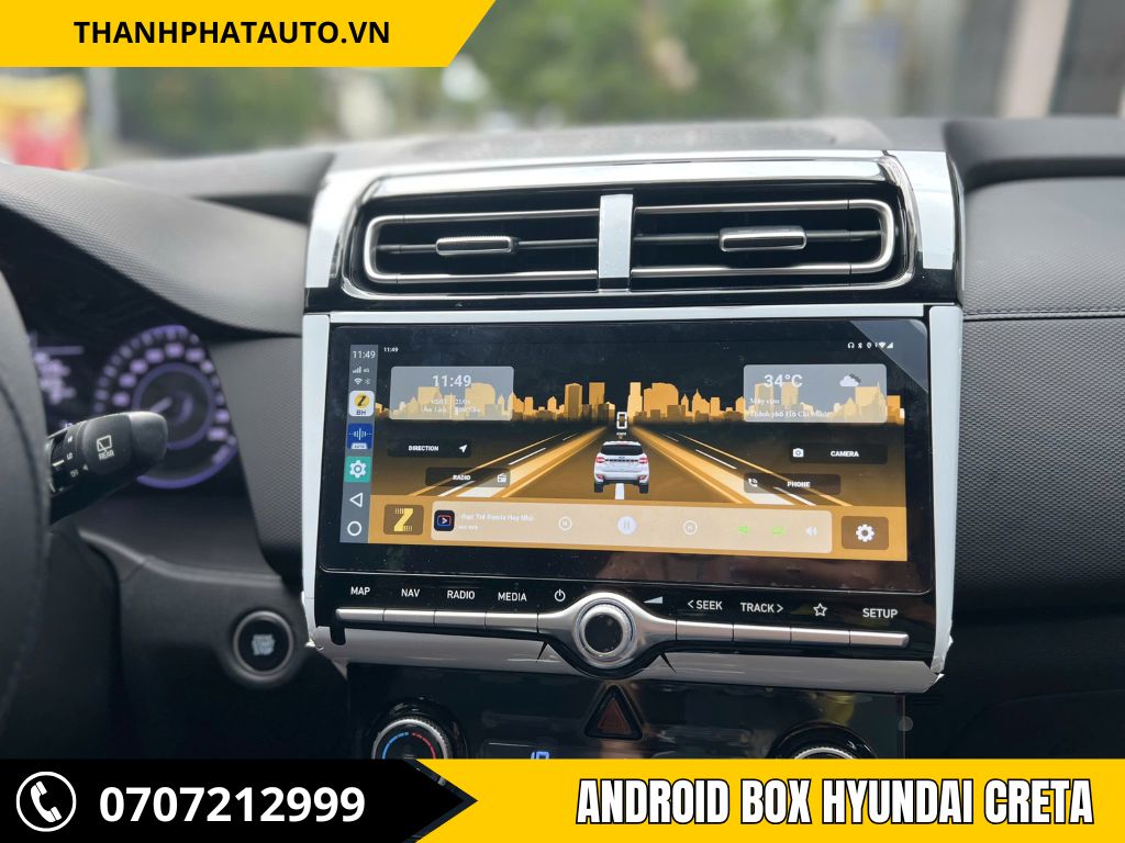 Android Box Hyundai Creta – Lắp Nhanh, Tiện Ích Đa Năng