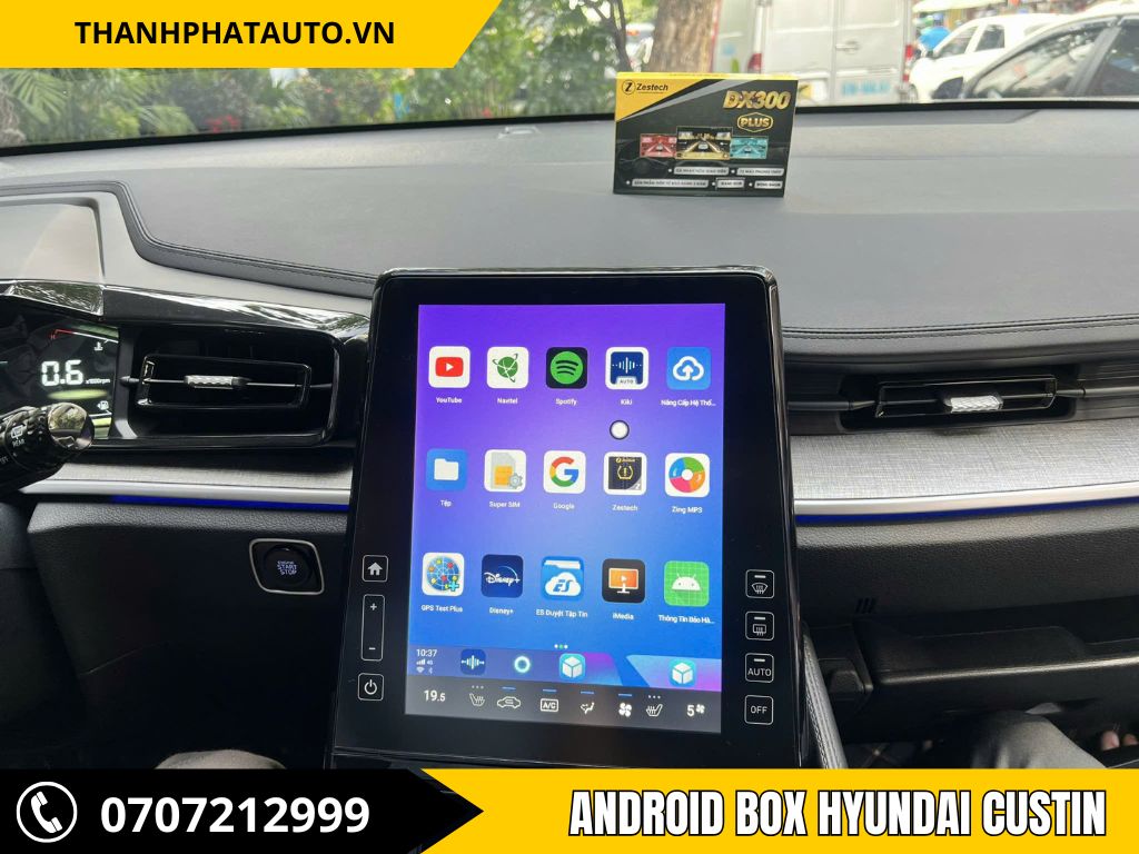 Android Box Hyundai Custin – Lắp Đặt Nhanh, Giữ Nguyên Zin