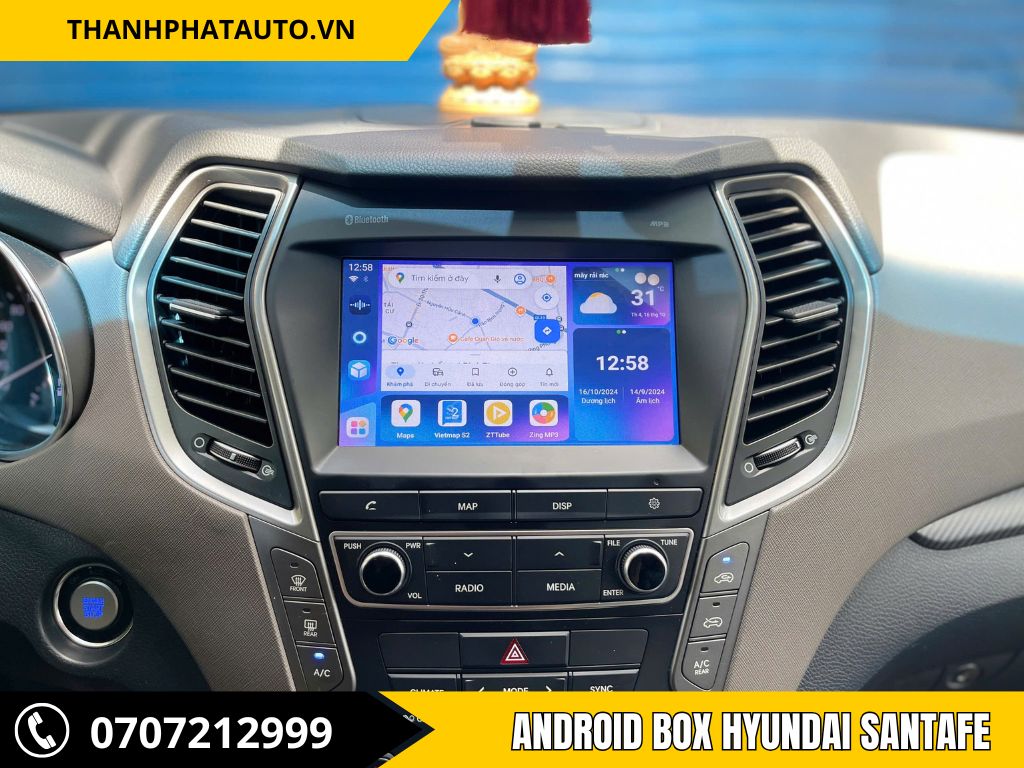 Android Box Xe Hyundai Santafe - Hiện Đại, Thông Minh