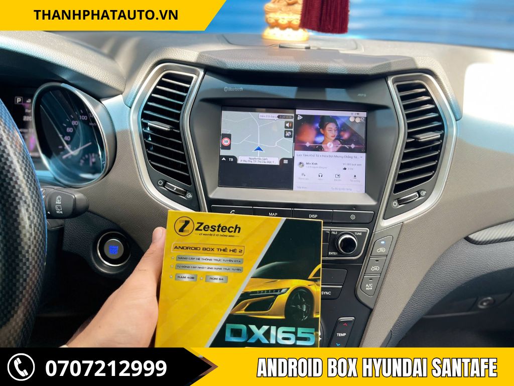 Android Box Xe Hyundai Santafe - Hiện Đại, Thông Minh