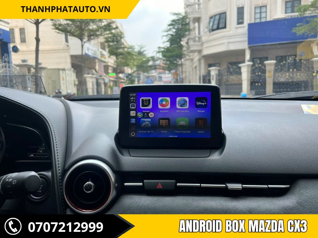 Android Box Xe Mazda CX3 - Cắm Là Dùng, Giữ Zin