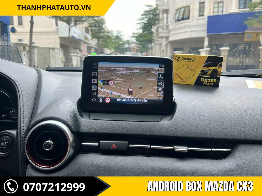 Android Box Xe Mazda CX3 - Cắm Là Dùng, Giữ Zin