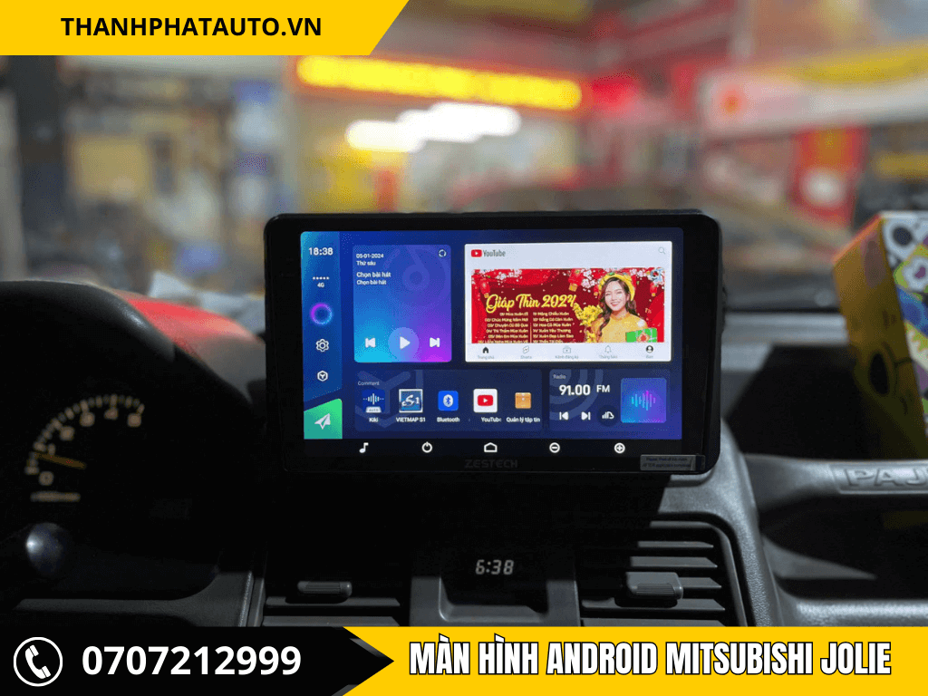 Màn Hình Android Mitsubishi Jolie