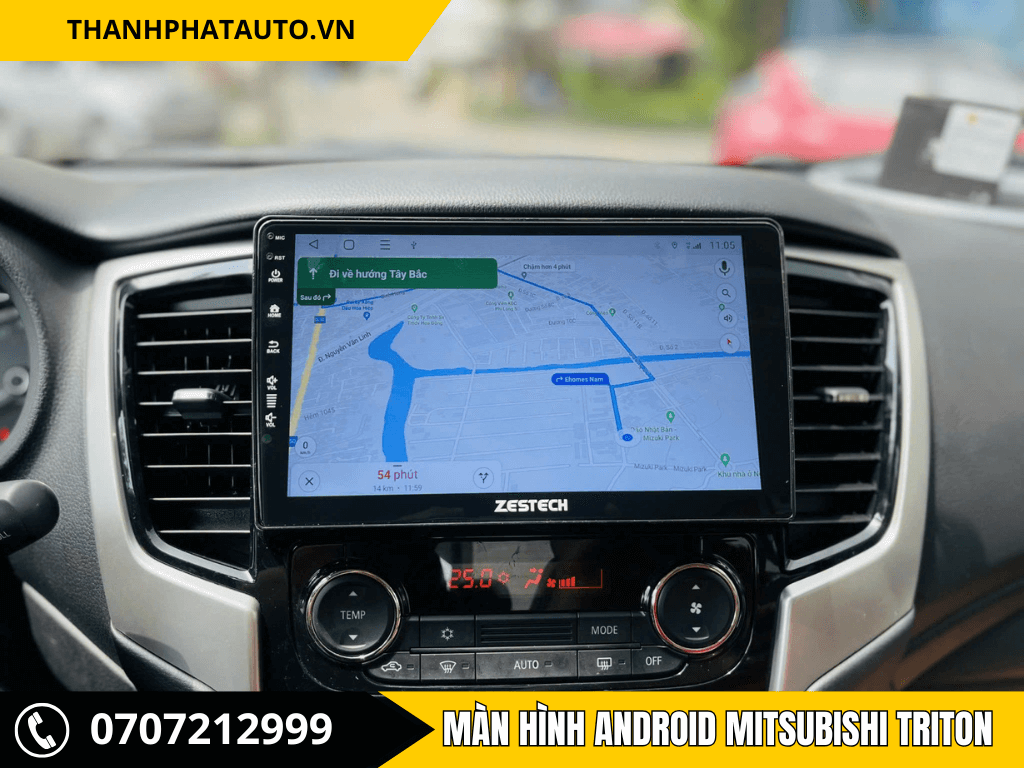 Màn Hình Android Mitsubishi Triton