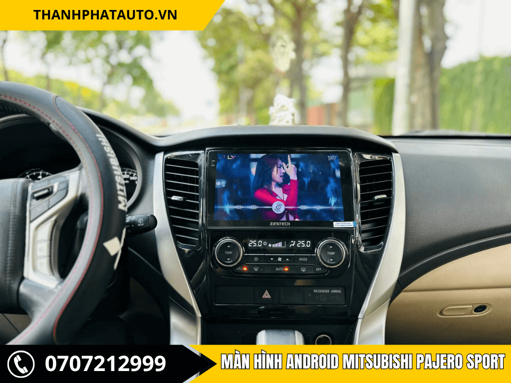 Màn Hình Android Mitsubishi Pajero Sport