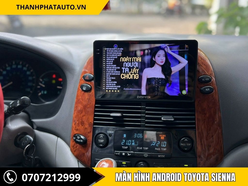Màn Hình Android Toyota Sienna