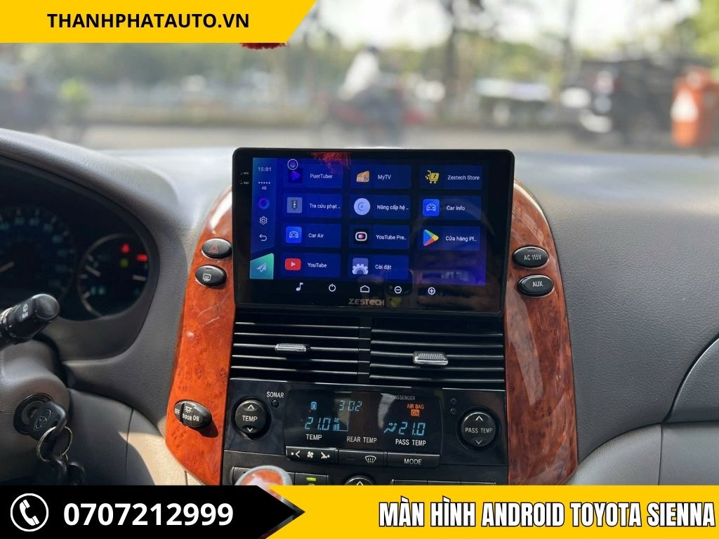 Màn Hình Android Toyota Sienna